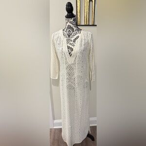 Lilly Pulitzer Long Lace Maxi Dress/Coverup